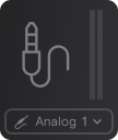 An analog virtual input