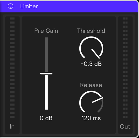 A screenshot of the Limiter.