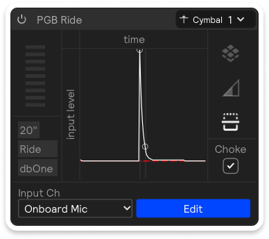 The Threshold section of a sensor input