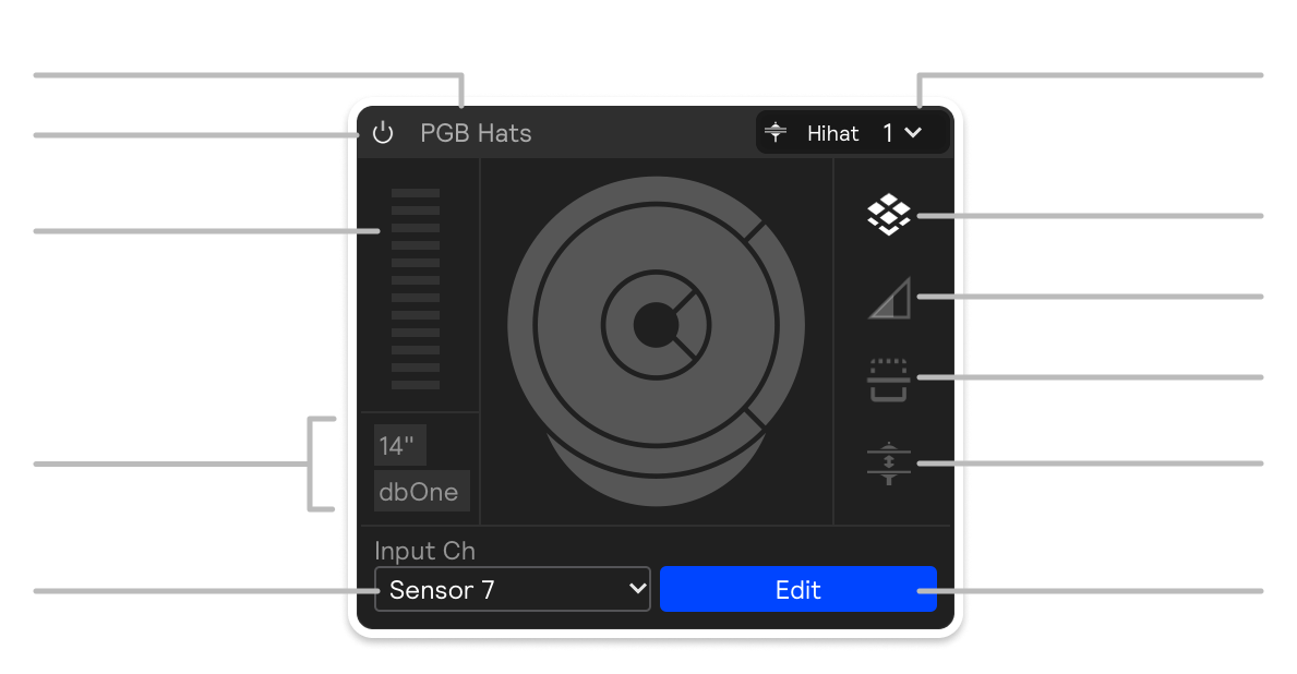 An overview of a Drum Sensor hardware input module