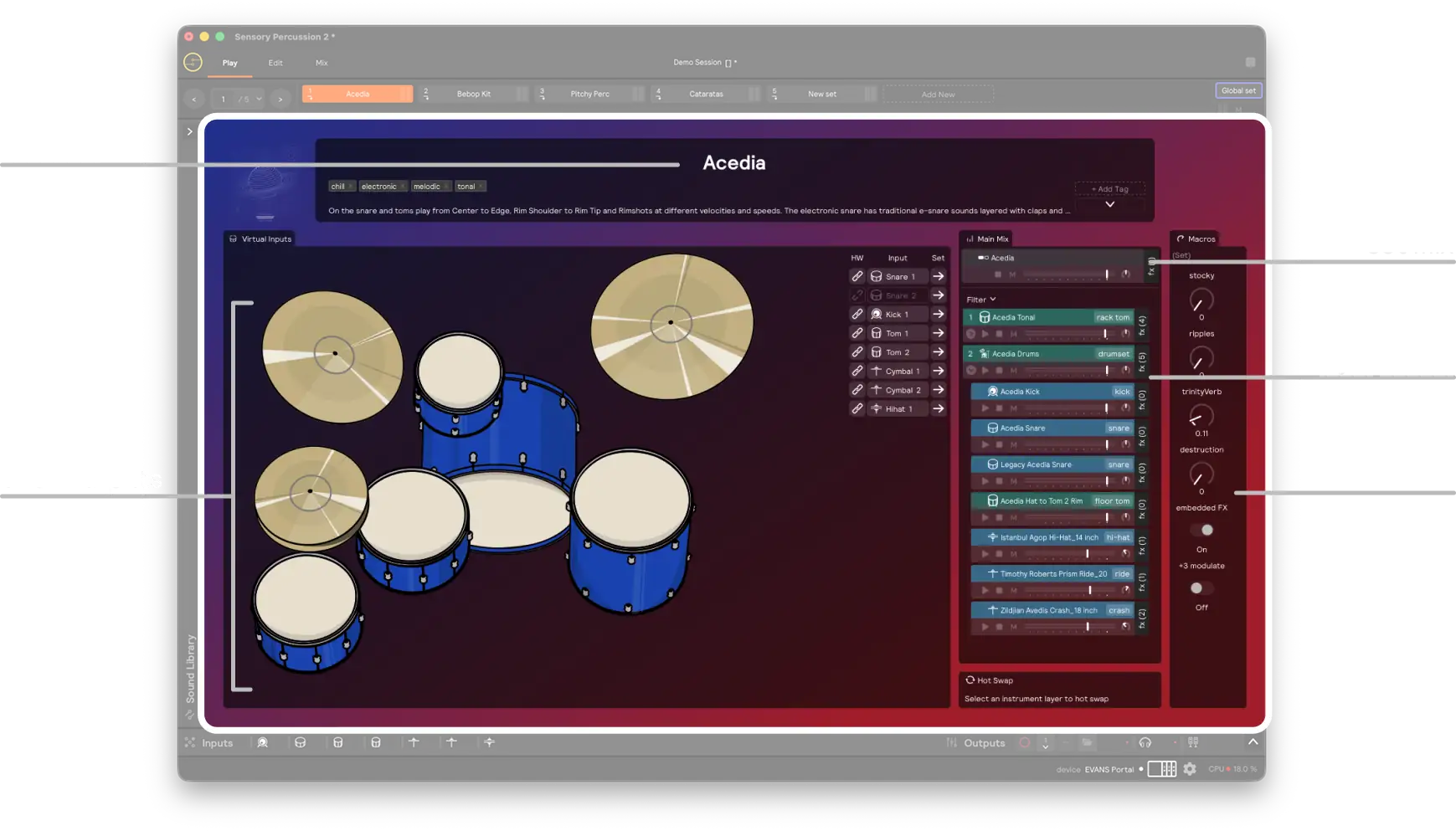 An overview of the software Play View